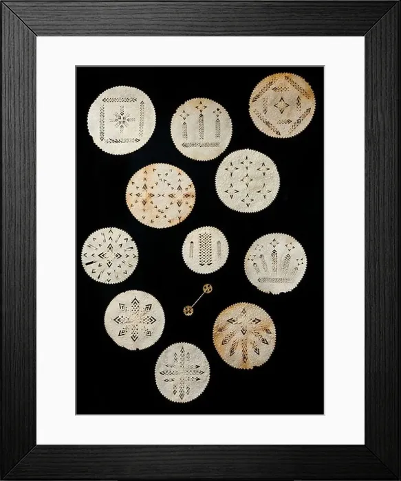 Framed Print : Traditional Christmas Laufabraud, or leaf bread, Iceland Framed Print : Traditional Christmas Laufabraud, or leaf bread, Iceland