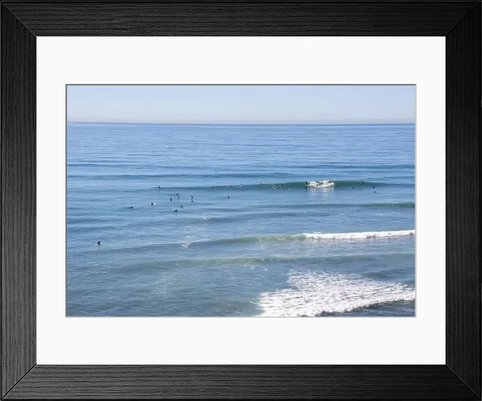 Framed Print : Surfing Swamis in San Diego Framed Print : Surfing Swamis in San Diego