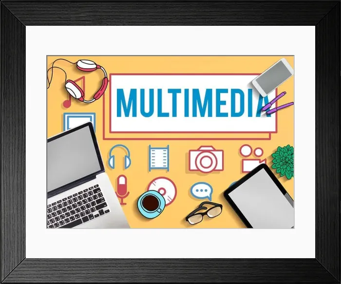 Framed Print : Multimedia Animation Computer Graphics Digital Concept Framed Print : Multimedia Animation Computer Graphics Digital Concept