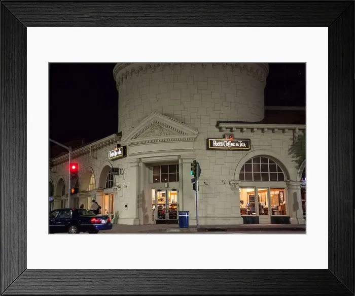 Framed Print : A Peets coffee and Tea house in Westwood Village Los Angeles California Framed Print : A Peets coffee and Tea house in Westwood Village Los Angeles California