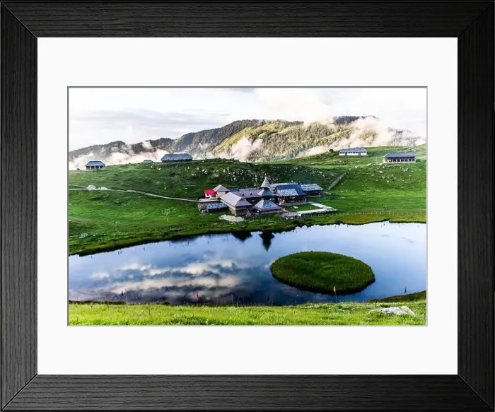 Framed Print : Prashar Lake, Mandi, Himachal Pradesh Framed Print : Prashar Lake, Mandi, Himachal Pradesh