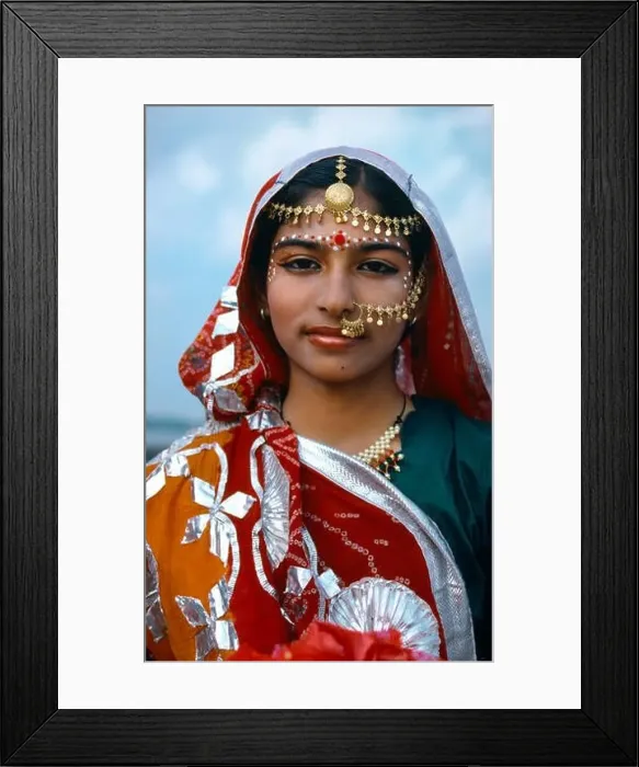 Framed Print : Andaman Island India Port Blair woman In Traditional Costume Framed Print : Andaman Island India Port Blair woman In Traditional Costume