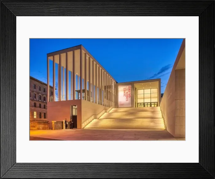 Framed Print : James Simon Gallery, David Chipperfield Architects Framed Print : James Simon Gallery, David Chipperfield Architects