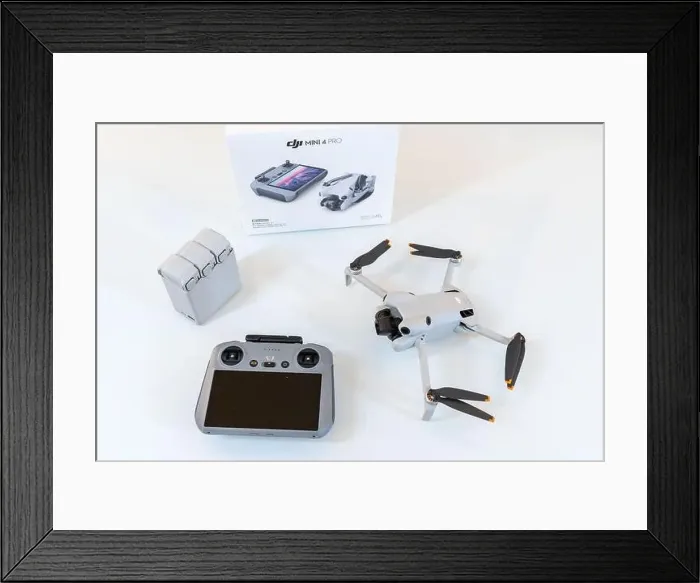 Framed Print : DJI Mini 4 pro Framed Print : DJI Mini 4 pro
