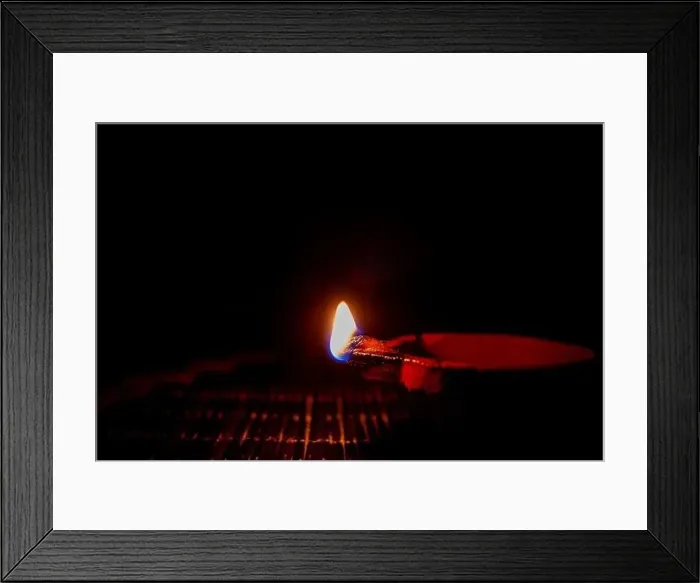 Framed Print : Lighting of diya commonly done during the Indian festivals Framed Print : Lighting of diya commonly done during the Indian festivals