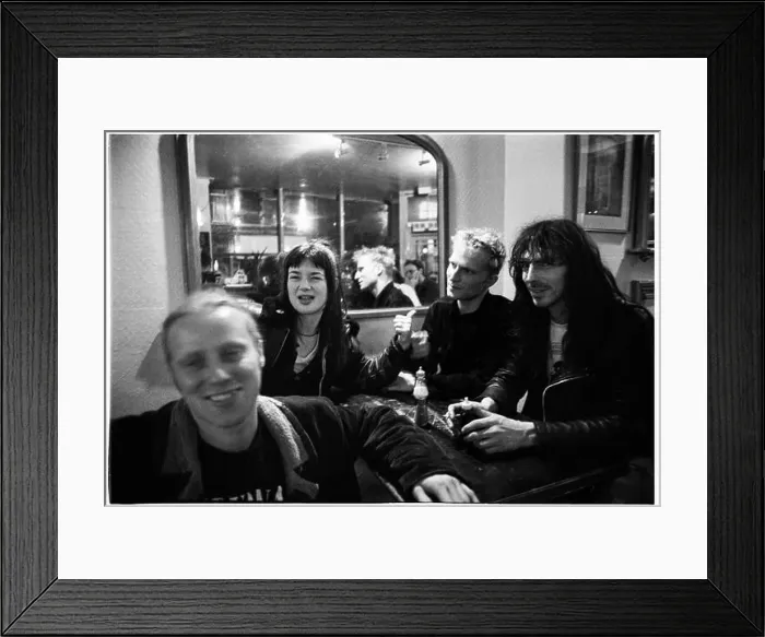 Framed Print : Sara Doran of rock band Blessed Ethel photographed at a cafe in Cardiff Framed Print : Sara Doran of rock band Blessed Ethel photographed at a cafe in Cardiff
