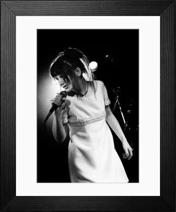 Framed Print : Sara Doran of rock band Blessed Ethel playing at Cardiff University Terminal in Cardiff Framed Print : Sara Doran of rock band Blessed Ethel playing at Cardiff University Terminal in Cardiff