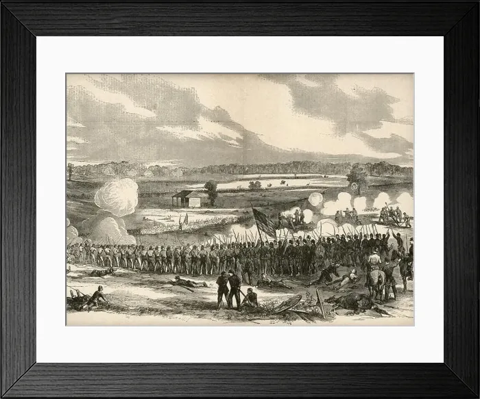 Framed Print : The Battle of Perryville, Kentucky during the American Civil War, fought October 8, 1862 Framed Print : The Battle of Perryville, Kentucky during the American Civil War, fought October 8, 1862