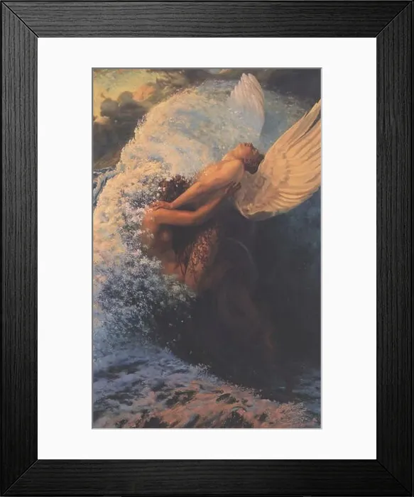 Framed Print : French: Spleen et Idéal. Pintura feita baseada no livro de Charles Baudelaire Framed Print : French: Spleen et Idéal. Pintura feita baseada no livro de Charles Baudelaire