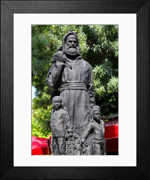 Framed Print : Turkey, province of Antalya, Demre, Saint Nicolas church, statue of Saint Nicolas Framed Print : Turkey, province of Antalya, Demre, Saint Nicolas church, statue of Saint Nicolas