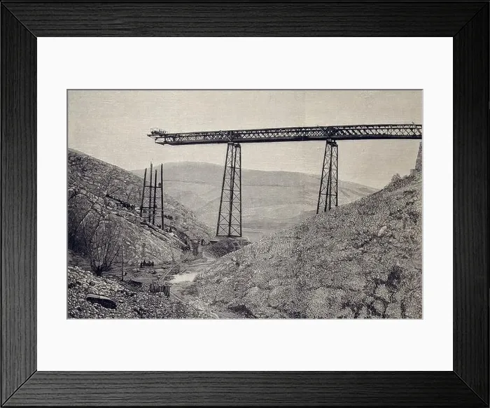 Framed Print : FERROCARRILES. ESPAÑA. SORIA
