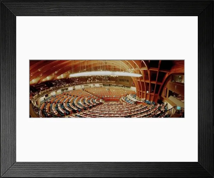 Framed Print : Europe / EU-Organisation 1997 Old European Parliament in Strasbourg Framed Print : Europe / EU-Organisation 1997 Old European Parliament in Strasbourg