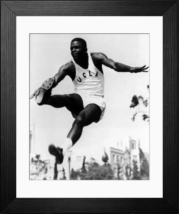 Framed Print : Jackie robinson ucla track Framed Print : Jackie robinson ucla track