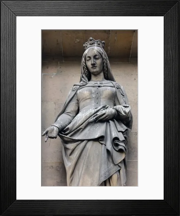 Framed Print : Saint Adelaide of Italy, Madeleine church in Paris