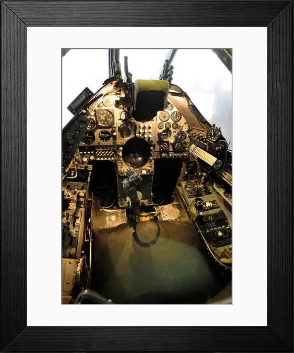 Framed Print : front cockpit of BAE Harrier T-52 Framed Print : front cockpit of BAE Harrier T-52