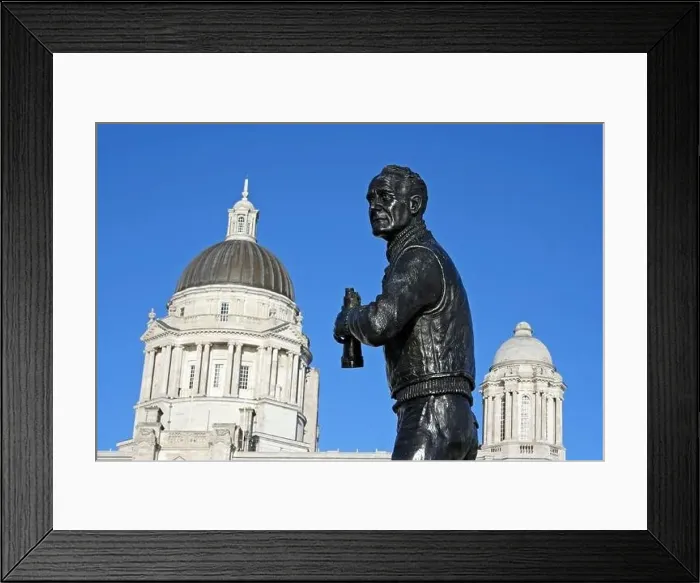 Framed Print : Statue of Captain Frederic John Walker, Pier Head, Liverpool, UK Framed Print : Statue of Captain Frederic John Walker, Pier Head, Liverpool, UK