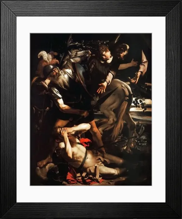 Framed Print : The Conversion of Saint Paul. Museum: Collezione Odescalchi Balbi. Author: CARAVAGGIO Framed Print : The Conversion of Saint Paul. Museum: Collezione Odescalchi Balbi. Author: CARAVAGGIO