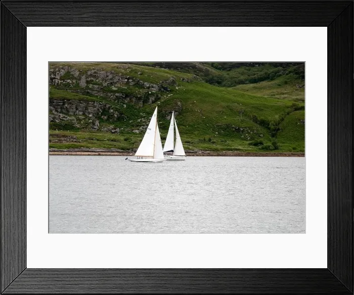 Framed Print : William Fife Built Classic 8 Metre Sailing Yacht Saskia Kyles of Bute Argyll Scotland Framed Print : William Fife Built Classic 8 Metre Sailing Yacht Saskia Kyles of Bute Argyll Scotland