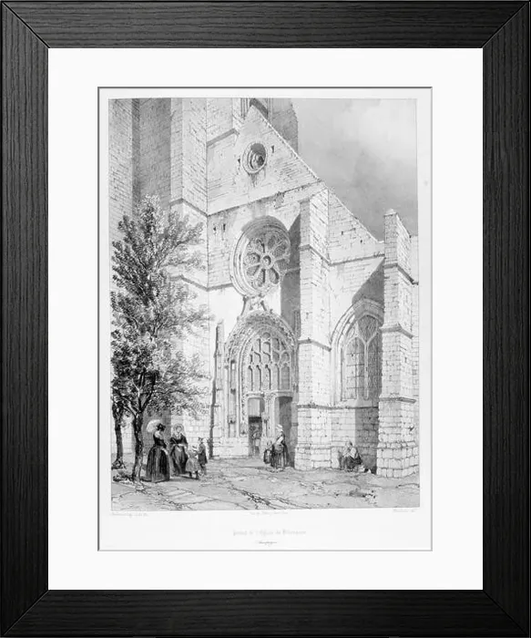 Framed Print : Drawing of the Saint-Pierre-Saint-Paul Framed Print : Drawing of the Saint-Pierre-Saint-Paul
