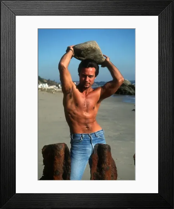 Framed Print : MALIBU, CA - NOVEMBER 12: (EXCLUSIVE) Actor Anthony Addabbo poses during a photo shoot on November 12 Framed Print : MALIBU, CA - NOVEMBER 12: (EXCLUSIVE) Actor Anthony Addabbo poses during a photo shoot on November 12
