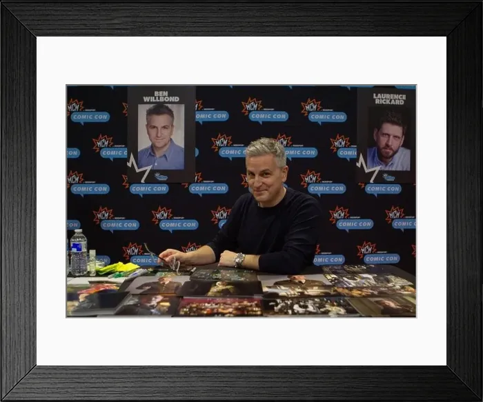Framed Print : The actor Ben Willbond known for BBC's Ghosts and Horrible Histories posing for a photo