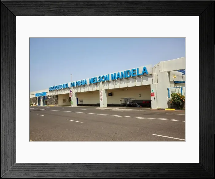 Framed Print : Aeroporto International da Praia Nelson Mandela (Nelson Mandela International Airport) Framed Print : Aeroporto International da Praia Nelson Mandela (Nelson Mandela International Airport)
