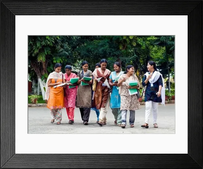 Framed Print : 20years old Indian College girls in the college premises at Coimbatore, Tamil Nadu, South India, India, Asia Framed Print : 20years old Indian College girls in the college premises at Coimbatore, Tamil Nadu, South India, India, Asia