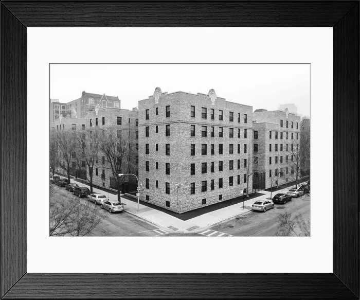 Framed Print : Marshall Field Garden Apartments Framed Print : Marshall Field Garden Apartments