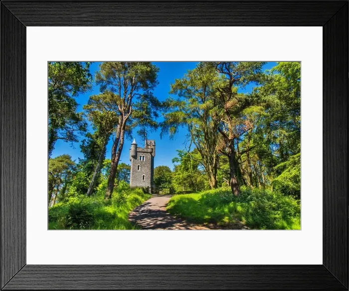 Framed Print : Helen's Tower in Clandeboye Wood, Bangor, County Down, Northern Ireland Framed Print : Helen's Tower in Clandeboye Wood, Bangor, County Down, Northern Ireland