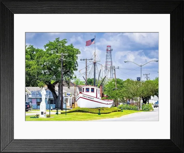 Framed Print : Spirit of Morgan City Shrimp Boat in Morgan City, Louisiana Framed Print : Spirit of Morgan City Shrimp Boat in Morgan City, Louisiana