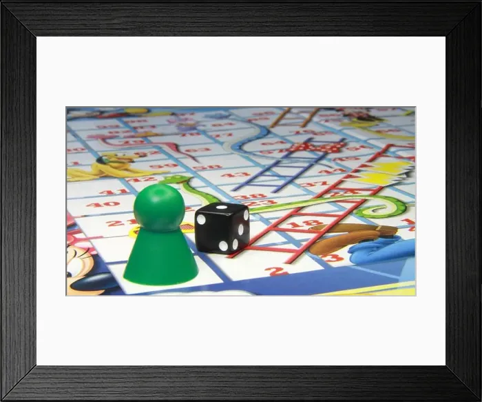 Framed Print : Game - Snake and ladder Framed Print : Game - Snake and ladder