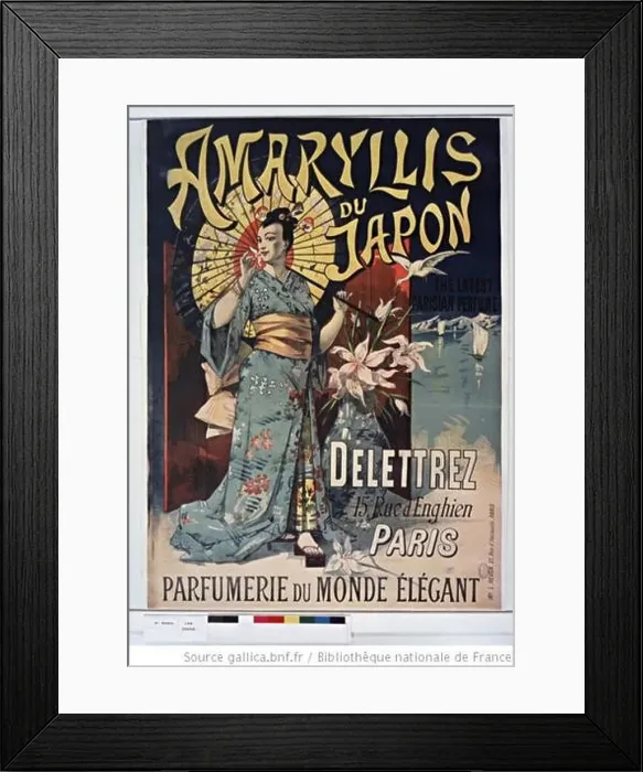 Framed Print : N / A. Simple English: Amaryllis du Japon Framed Print : N / A. Simple English: Amaryllis du Japon