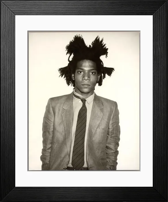 Framed Print : Jean-Michel Basquiat. Museum: PRIVATE COLLECTION. Author: ANDY WARHOL Framed Print : Jean-Michel Basquiat. Museum: PRIVATE COLLECTION. Author: ANDY WARHOL