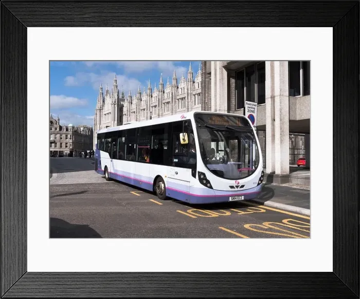 Framed Print : dh Single decker bus TRANSPORTATION ABERDEEN First bus Wright StreetLite DF public transport buses Framed Print : dh Single decker bus TRANSPORTATION ABERDEEN First bus Wright StreetLite DF public transport buses