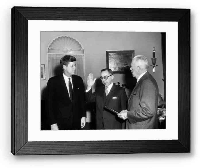 Framed Print : Swearing-in ceremony for Simon Rifkind as Chairman of the Presidentu0027s Railroad Commission Framed Print : Swearing-in ceremony for Simon Rifkind as Chairman of the Presidentu0027s Railroad Commission