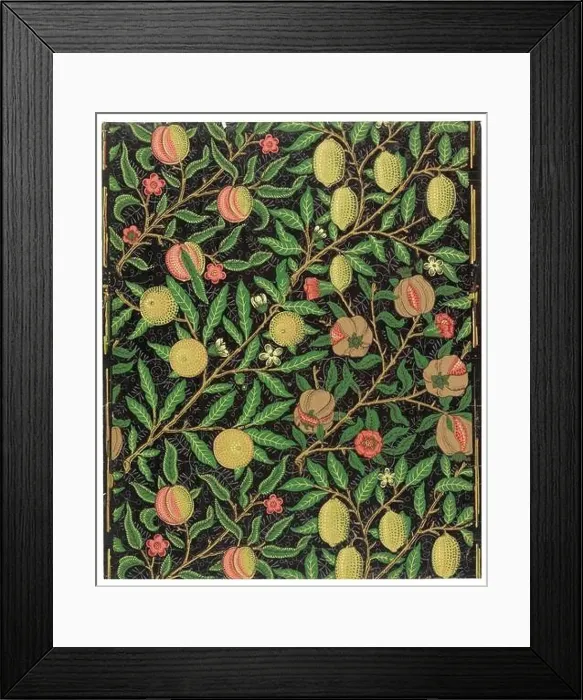 Framed Print : William Morris, Fruit, wallpaper pattern, 1862 Framed Print : William Morris, Fruit, wallpaper pattern, 1862