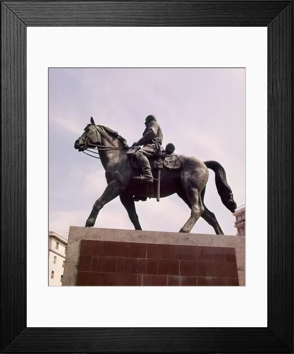 Framed Print : ESTATUA DE FRANCO. Location: EXTERIOR. Ferrol. Coruña. SPAIN. FRANCISCO FRANCO Framed Print : ESTATUA DE FRANCO. Location: EXTERIOR. Ferrol. Coruña. SPAIN. FRANCISCO FRANCO