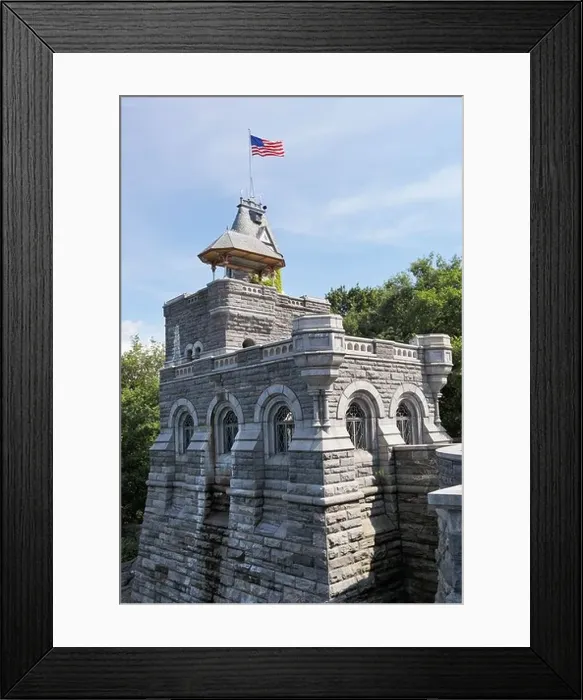 Framed Print : Belvedere Castle is a building in Central Park in New York City Framed Print : Belvedere Castle is a building in Central Park in New York City