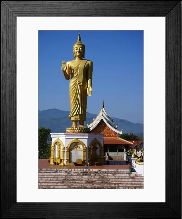 Framed Print : Golden Buddha, Phou That, That Ming Muang, Muang Xay, Oudomxay, Oudomxay Province, Udomxay Province, Laos Framed Print : Golden Buddha, Phou That, That Ming Muang, Muang Xay, Oudomxay, Oudomxay Province, Udomxay Province, Laos