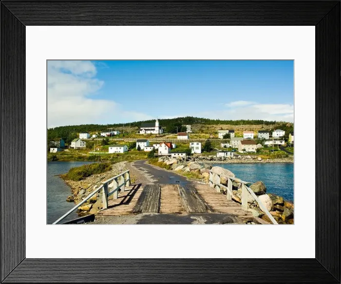 Framed Print : Road to King's Cove, Newfoundland and Labrador, Canada Framed Print : Road to King's Cove, Newfoundland and Labrador, Canada
