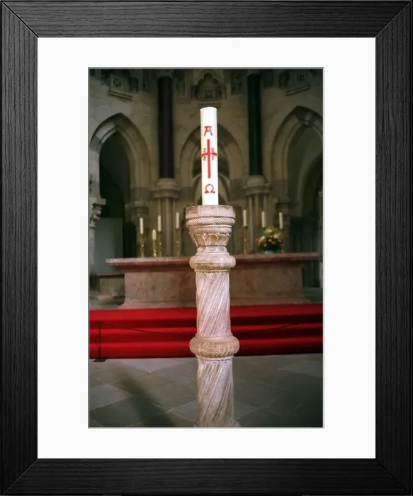 Framed Print : Magdeburg in Magdeburg Cathedral Altar Candle Framed Print : Magdeburg in Magdeburg Cathedral Altar Candle