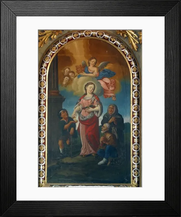 Framed Print : Saint Elisabeth of Hungary Framed Print : Saint Elisabeth of Hungary