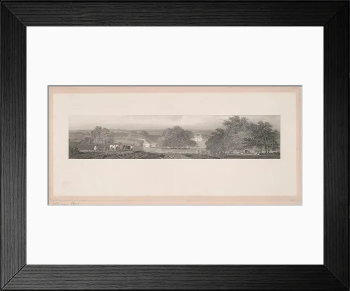 Framed Print : Fetcham Park, Print made by James T Framed Print : Fetcham Park, Print made by James T