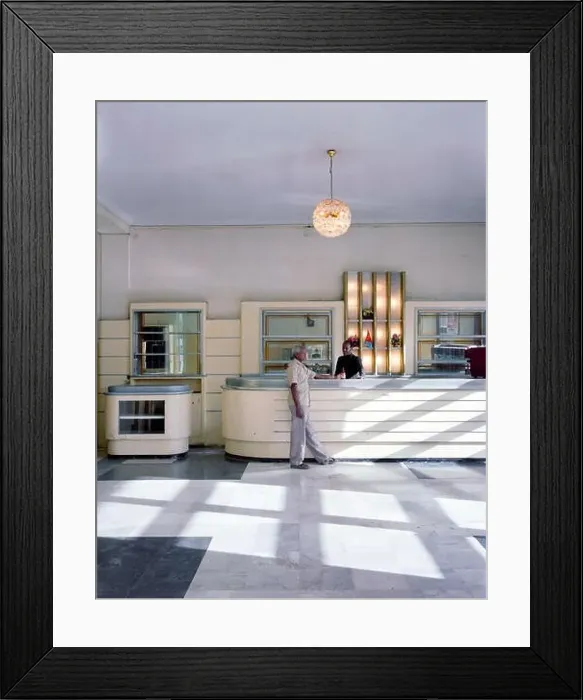 Framed Print : ERITREA, Asmara, a man has a beer at the Odeon Cinema Bar in downtown Asmara Framed Print : ERITREA, Asmara, a man has a beer at the Odeon Cinema Bar in downtown Asmara