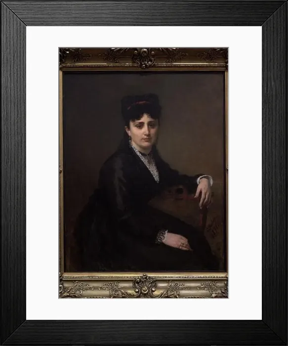 Framed Print : Karlis Huns (1831-1877). Baltic German painter Framed Print : Karlis Huns (1831-1877). Baltic German painter