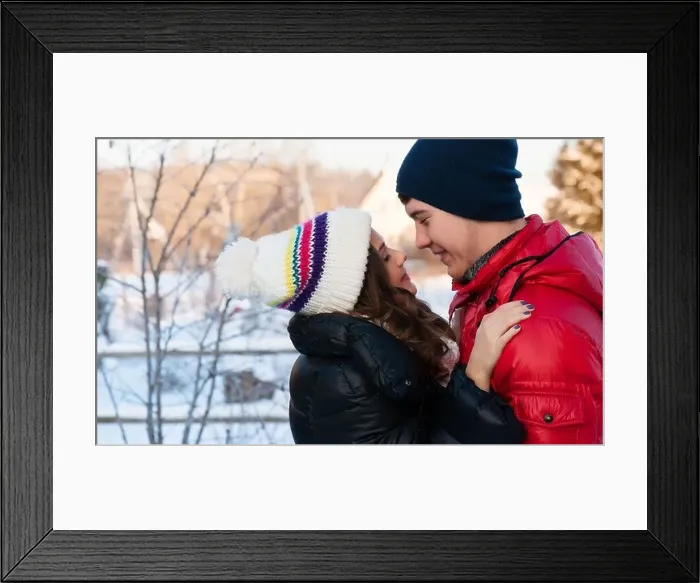 Framed Print : Happy smiling couple in love Framed Print : Happy smiling couple in love