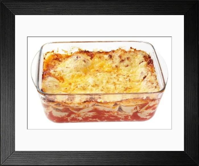 Framed Print : Lasagna Italian cuisine. Meat lasagna Framed Print : Lasagna Italian cuisine. Meat lasagna
