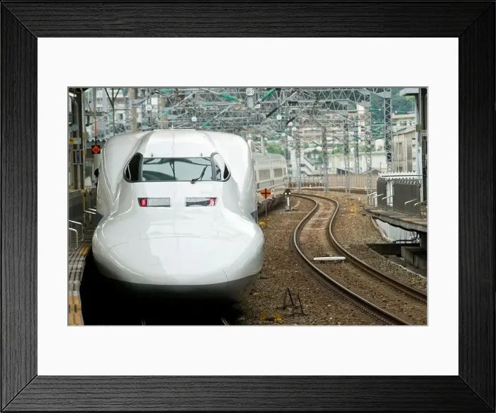 Framed Print : Close up of 700 Series Shinkansen (Bullet Train) Framed Print : Close up of 700 Series Shinkansen (Bullet Train)