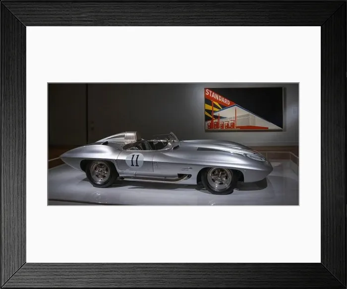 Framed Print : 1959 General Motors Corvette Stingray racer Framed Print : 1959 General Motors Corvette Stingray racer