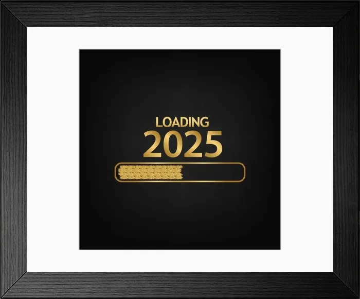 Framed Print : 2025 Happy New Year Background for your Seasonal Flyers, banner, sticker, and Greetings Card. 2024 to 2025 Framed Print : 2025 Happy New Year Background for your Seasonal Flyers, banner, sticker, and Greetings Card. 2024 to 2025